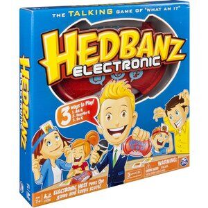 3/$77❤️new Hedbanz Electronic The Talking Game Of What If? Card Game Spin Master